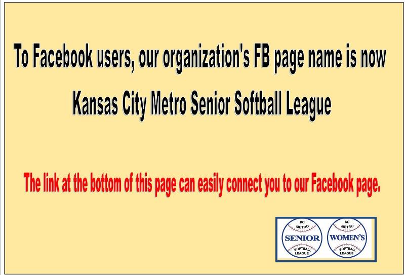 KC Metro Senior Softball League